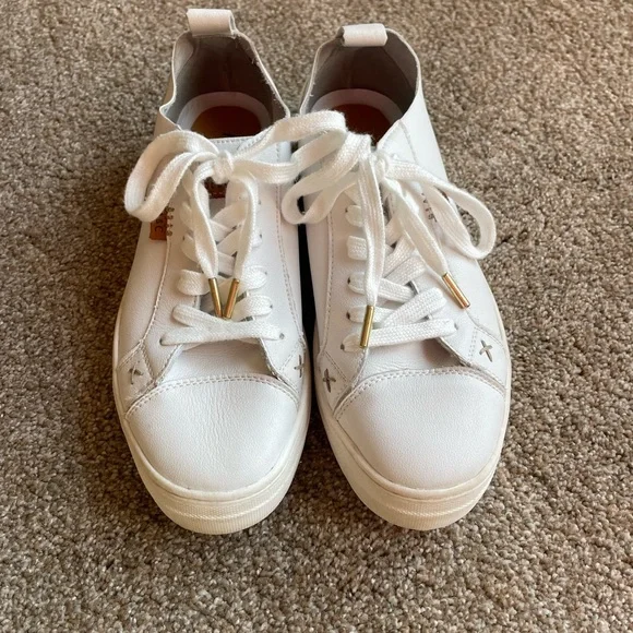 Musse & Cloud Masy Platform White Sneakers Size 10 Leather - Picture 2 of 11